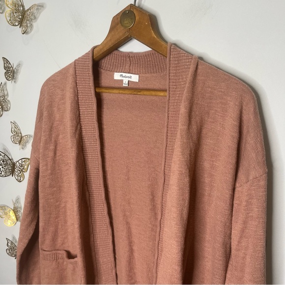 MADEWELL | Blush Pink Cardigan Sweater - Picture 5 of 11